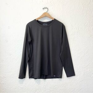 Patagonia Shirt Black Base Layer Performance Outdoor Activewear Large L